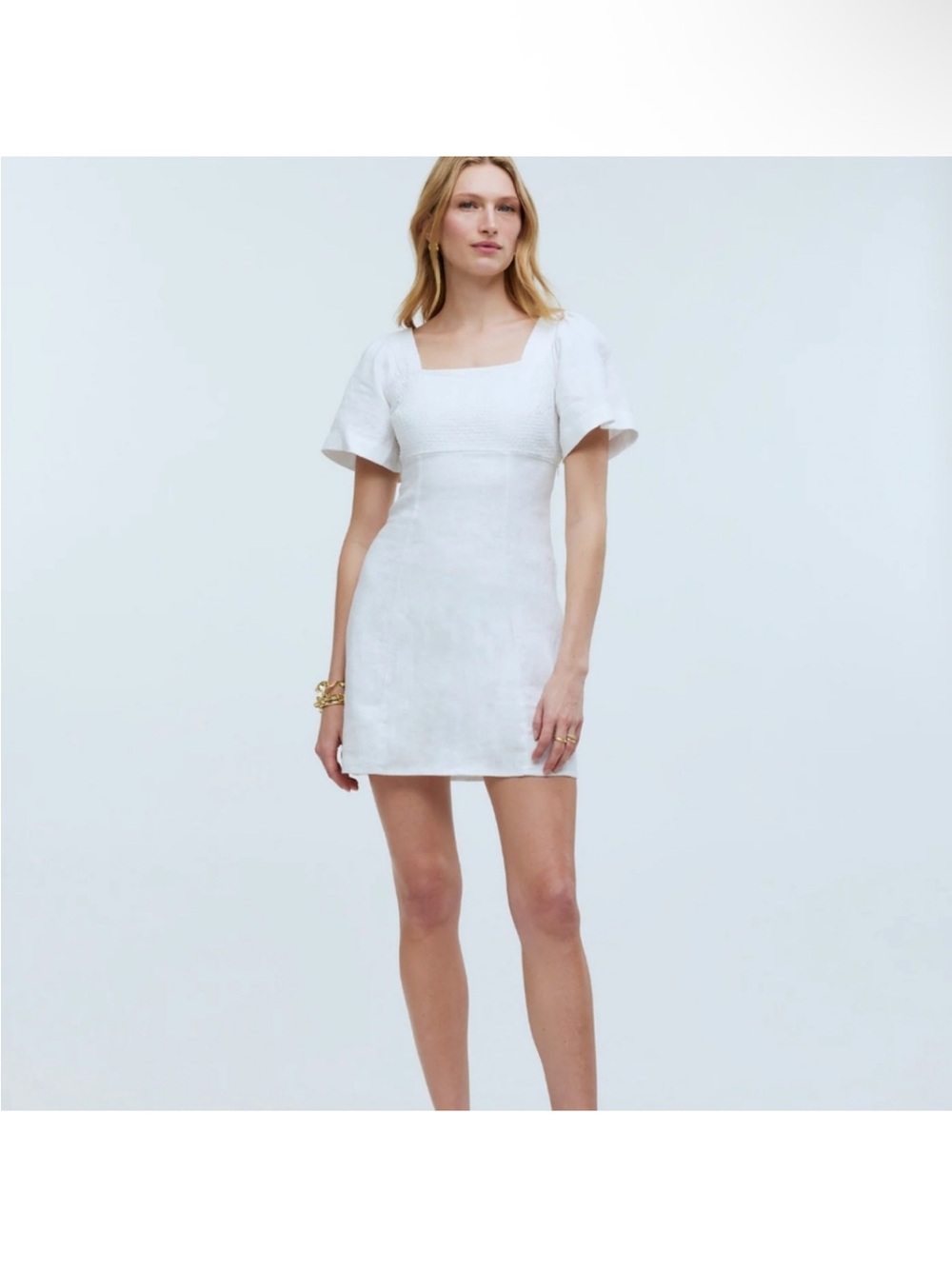 New Madewell linen dress